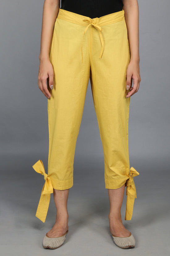 Lemon SOLID CAPRIS-Pants