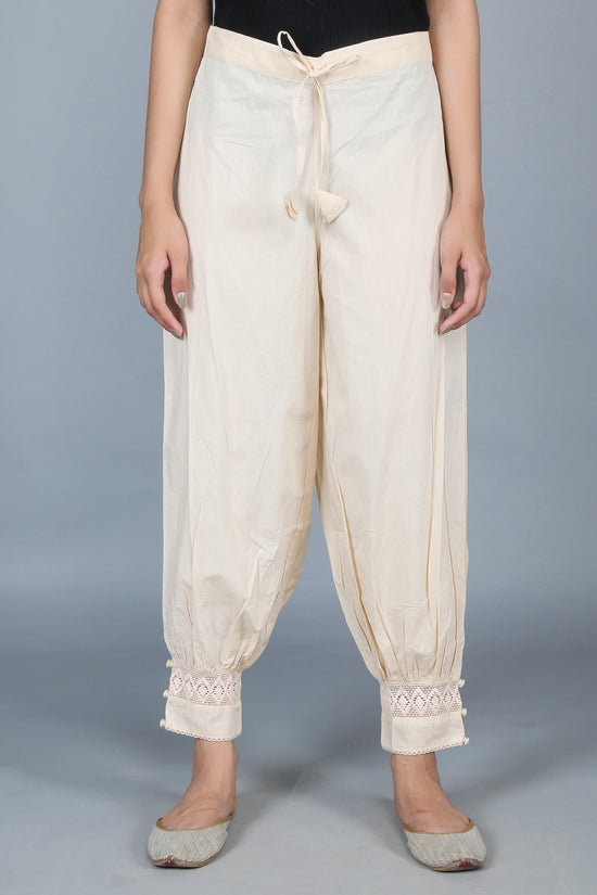 BEIGE SOLID Harem-Pants