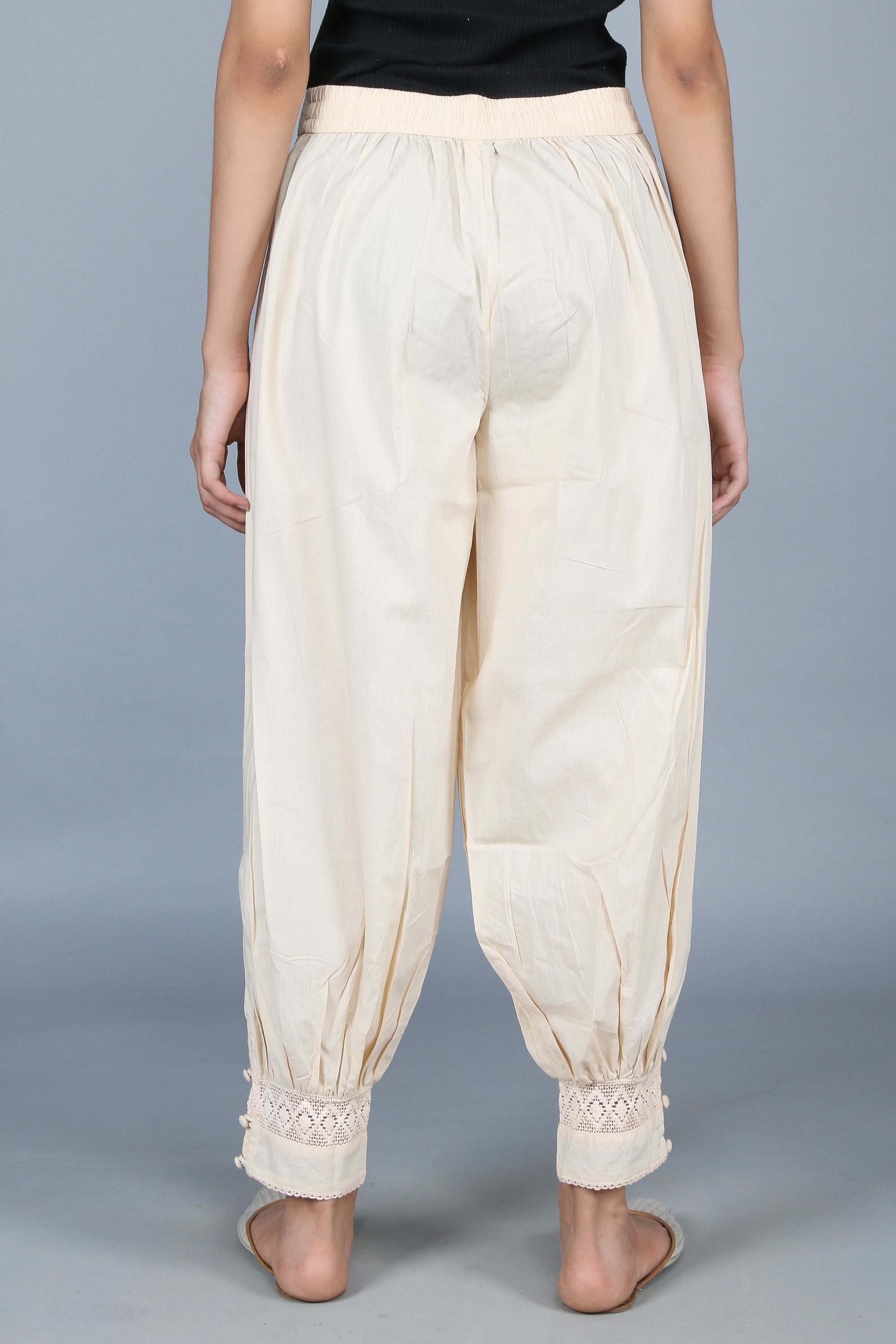 Buy Cream Pants for Women by Molcha Online | Ajio.com